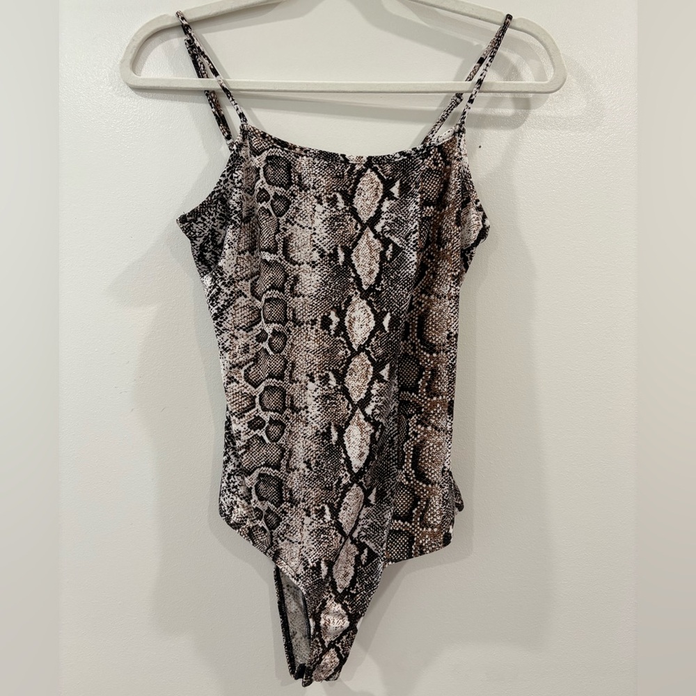 soft snakeskin bodysuit